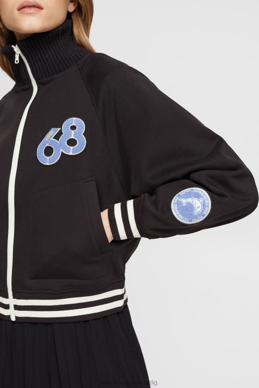 Esprit egyetemi kabát nők fekete dzsekik F8HN8415