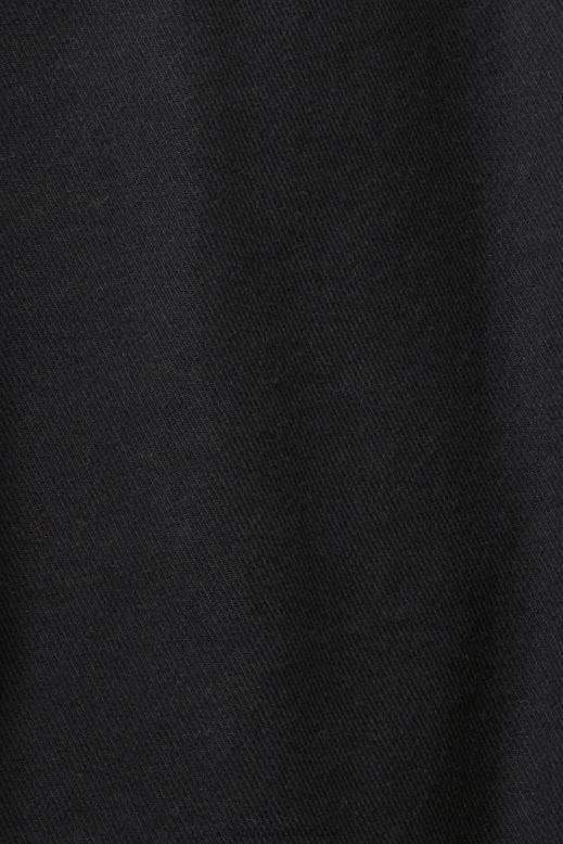 Esprit öves twill kabát nők fekete dzsekik F8HN8291