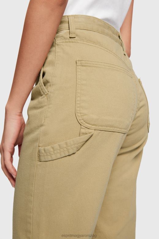 ESPRIT x Rest & Recreation kapszula farmer cargo nadrág nők bézs farmer F8HN8476