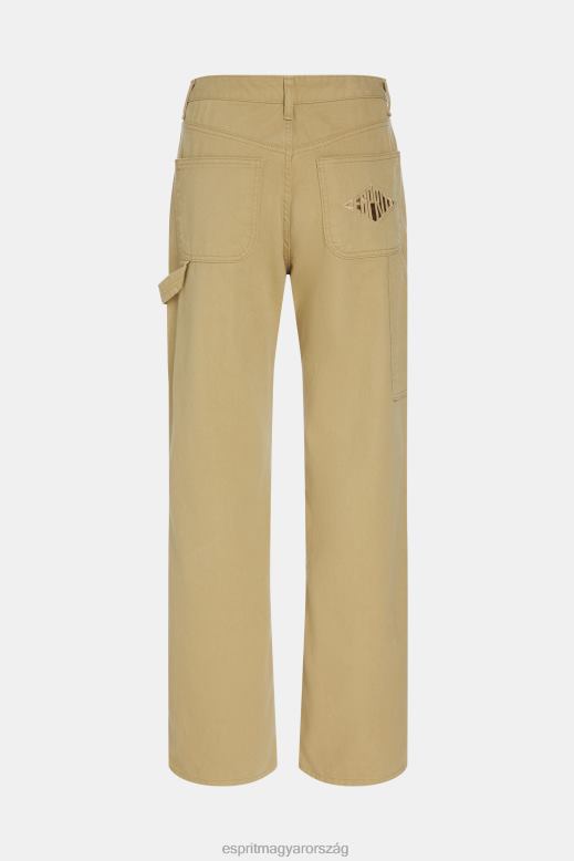 ESPRIT x Rest & Recreation kapszula farmer cargo nadrág nők bézs farmer F8HN8476