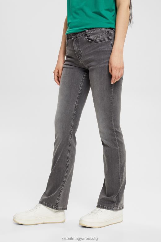 Esprit bootcut stretch farmer nők szürke közepes mosás farmer F8HN8551