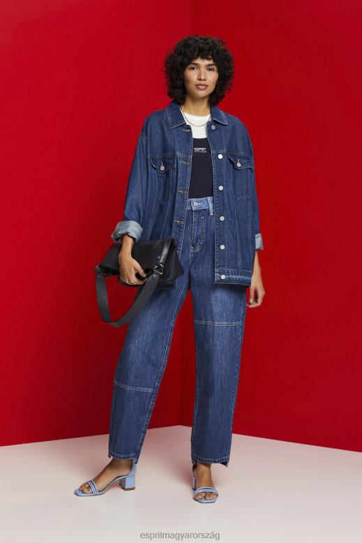 Esprit farmer a 90-es évek dizájnjában nők kék sötét mosás farmer F8HN8300