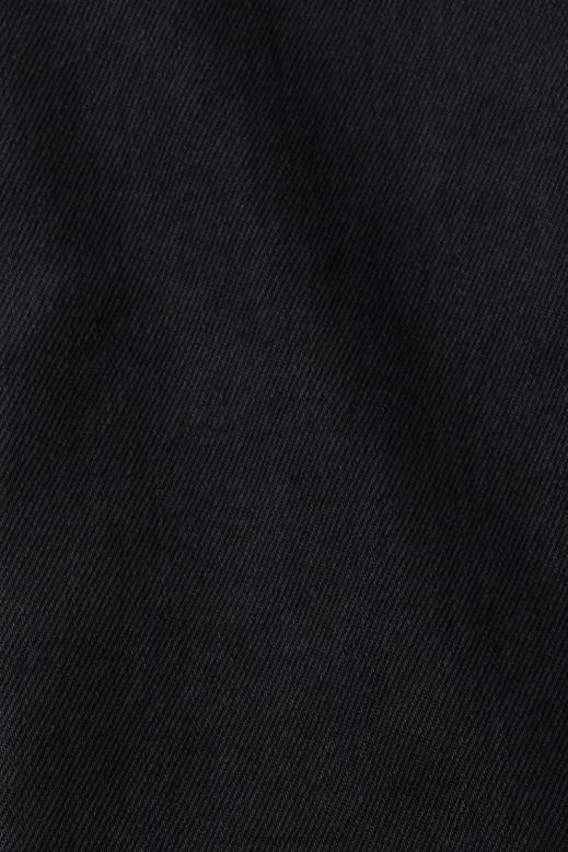 Esprit közepes magasságú karcsú szabású sztreccs farmernadrág nők fekete farmer F8HN8564