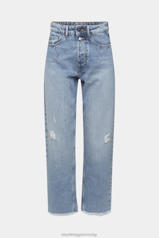 Esprit sokemeletes szorongatott apa fitt farmer nők kék fényű mosás farmer F8HN8255