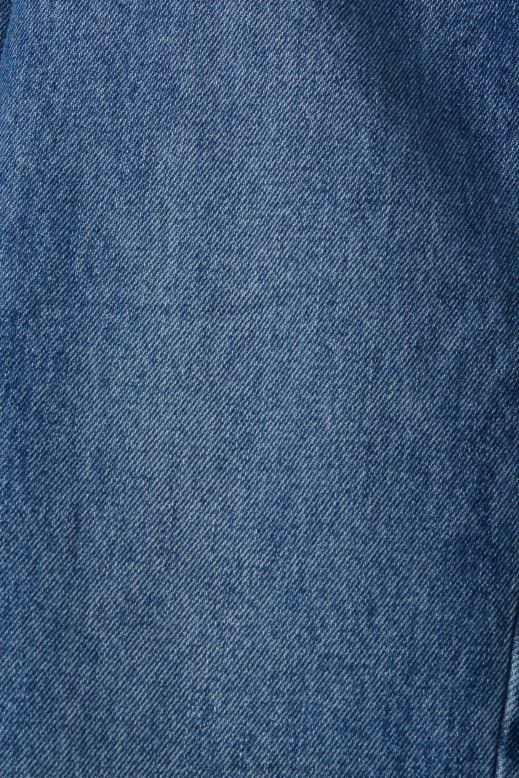 Esprit vágott kiszélesedő sztreccs farmernadrág nők kék közepes mosás farmer F8HN8451