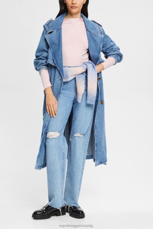 Esprit csónaknyakú hosszú ujjú felső nők világos rózsaszín hosszú ujj F8HN8368