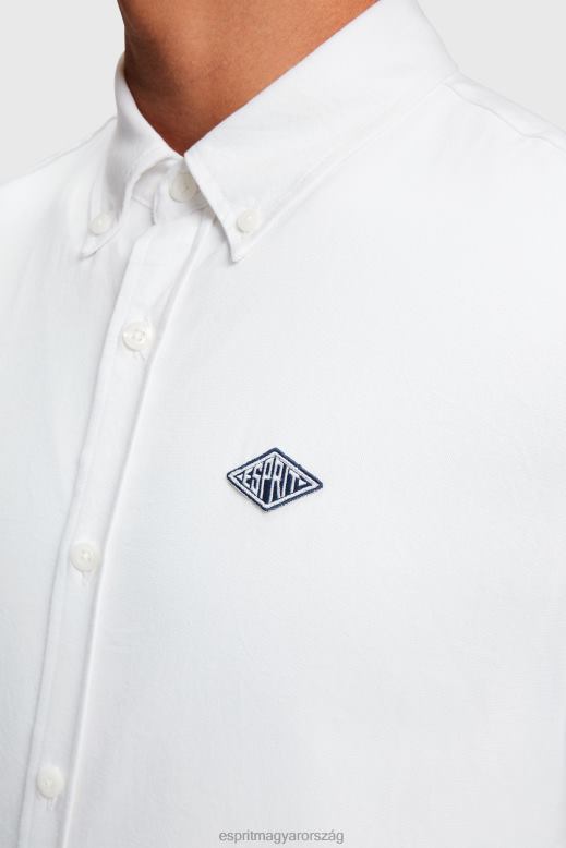 ESPRIT x Rest & Recreation kapszula oxford ing nők fehér ingek F8HN8471