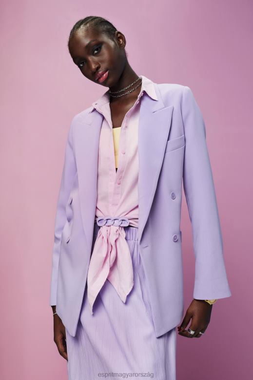 Esprit kétsoros blézer nők levendula Kabátok F8HN8256