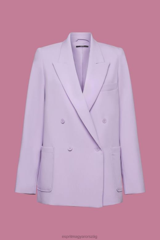 Esprit kétsoros blézer nők levendula Kabátok F8HN8256