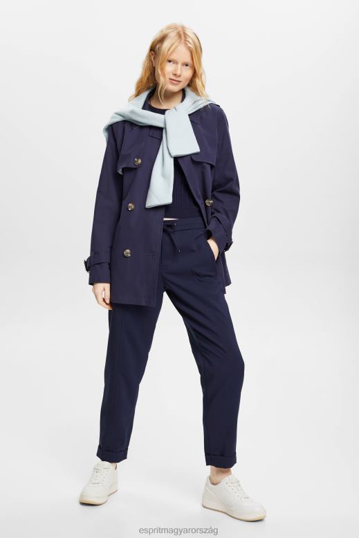 Esprit kocogó stílusú nadrág nők haditengerészet kocogók F8HN826