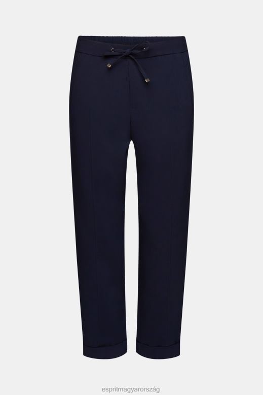 Esprit kocogó stílusú nadrág nők haditengerészet kocogók F8HN826
