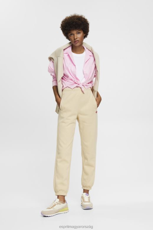 Esprit pulóver kocogók nők bézs kocogók F8HN8174