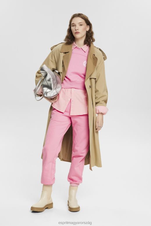 Esprit pulóver kocogók nők rózsaszín kocogók F8HN8177