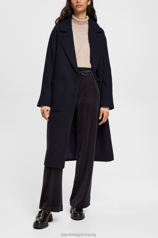 Esprit széles szabású csíkos kocogó nők fekete kocogók F8HN8422