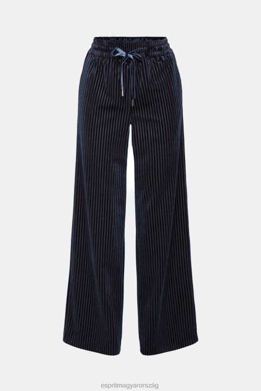 Esprit széles szabású csíkos kocogó nők haditengerészet kocogók F8HN8423