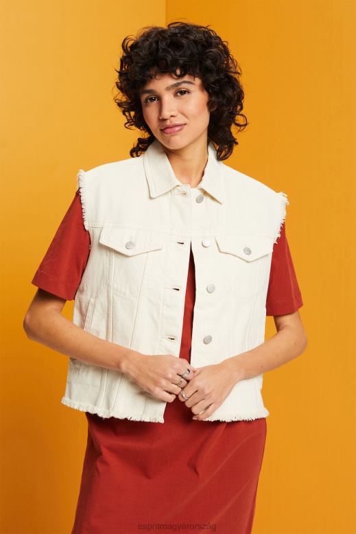 Esprit kopott farmer mellény nők jég mellény F8HN862