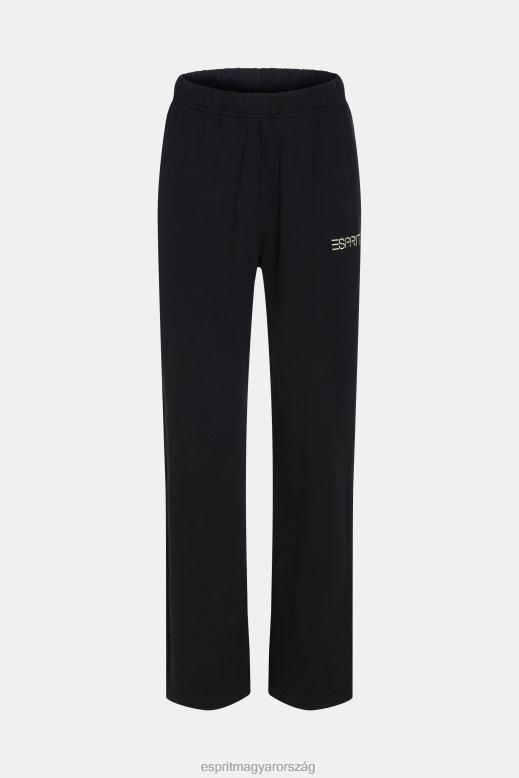 ESPRIT x Rest & Recreation kapszula melegítőnadrág nők fekete nadrág és nadrág F8HN8477