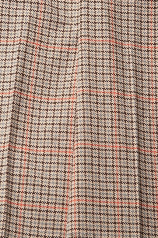 Esprit kockás nadrág nők homok nadrág és nadrág F8HN8529