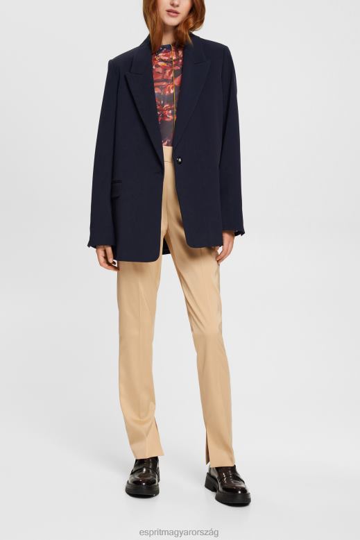 Esprit magas, osztott szegélyű nadrág nők krém bézs nadrág és nadrág F8HN8326