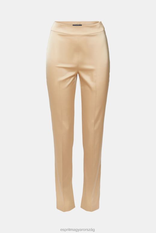Esprit magas, osztott szegélyű nadrág nők krém bézs nadrág és nadrág F8HN8326