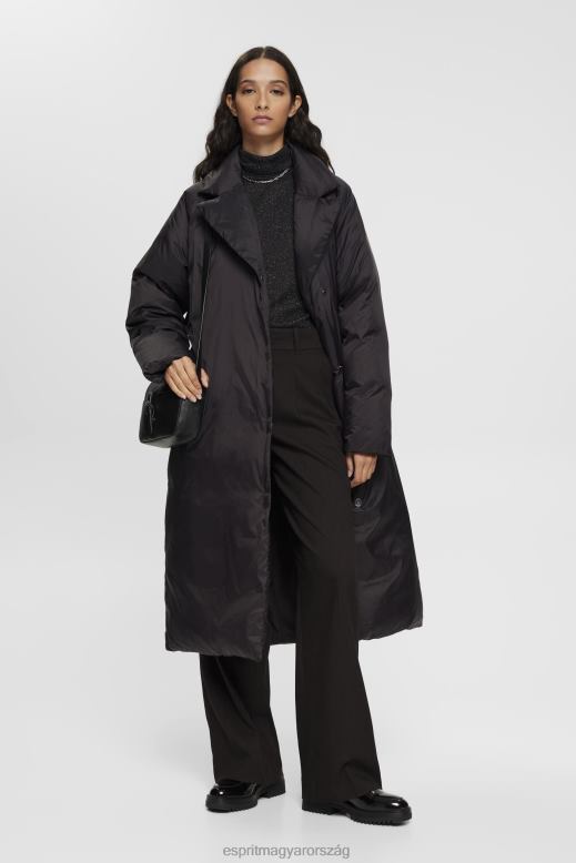 Esprit magas szárú, széles szárú nadrág nők fekete nadrág és nadrág F8HN8246