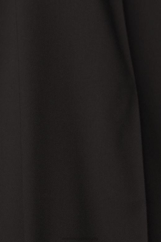 Esprit magas szárú, széles szárú nadrág nők fekete nadrág és nadrág F8HN8246