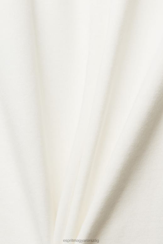 Esprit széles szárú melegítőnadrág nők törtfehér nadrág és nadrág F8HN8527