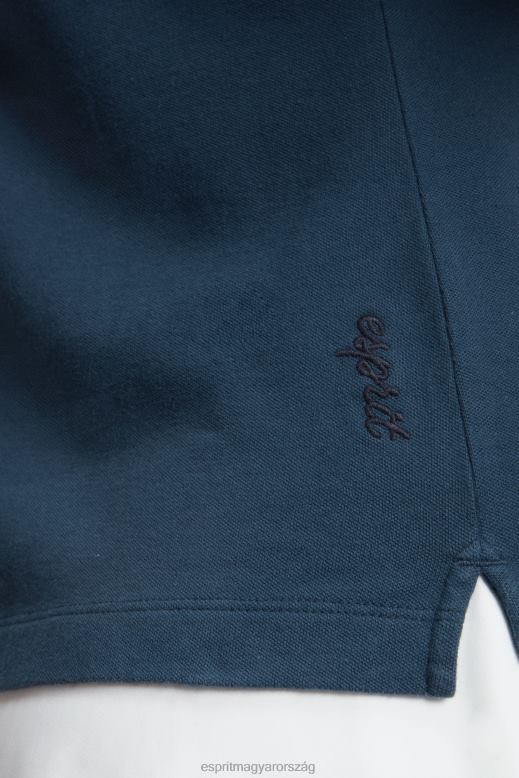 Esprit delfin tenisz klub klasszikus póló nők haditengerészet póló F8HN8496