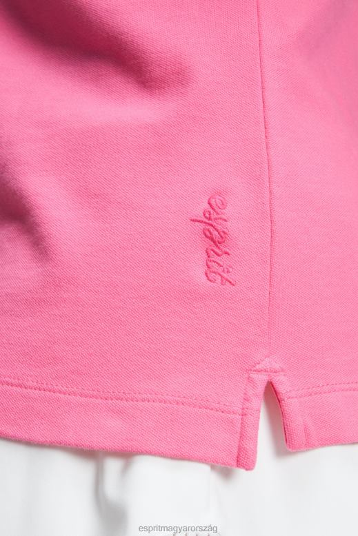Esprit delfin tenisz klub klasszikus póló nők rózsaszín póló F8HN8499