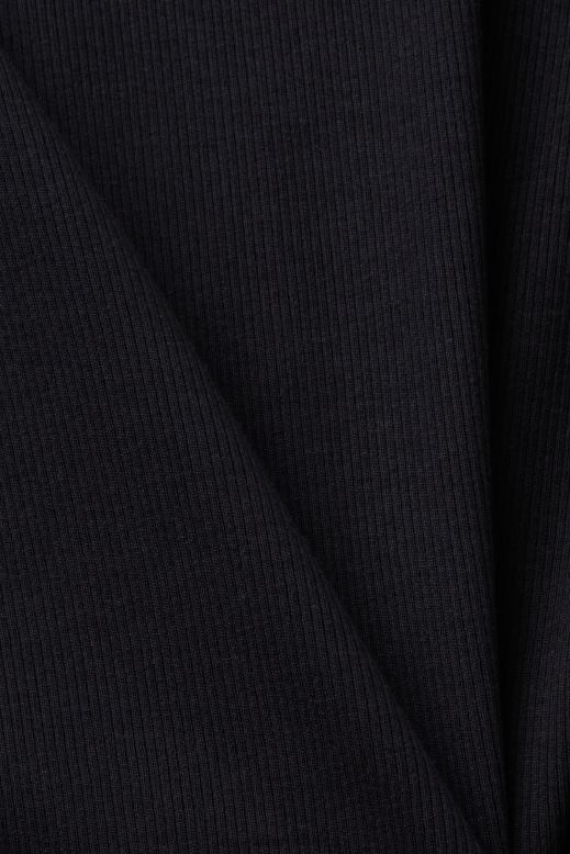 Esprit bordás jersey póló nők fekete pólók F8HN81