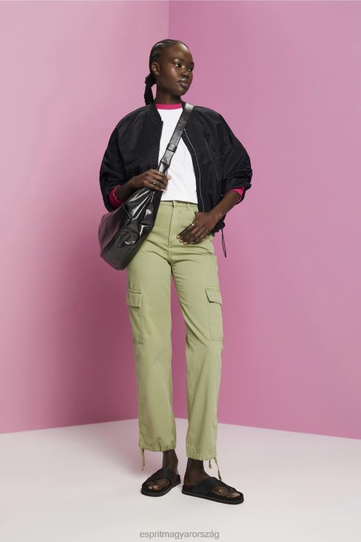 Esprit nyírt crewneck póló nők fehér pólók F8HN8194