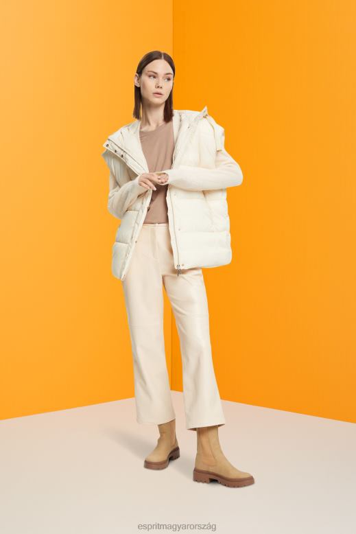 Esprit pamut nyakú póló nők tópszín pólók F8HN8457