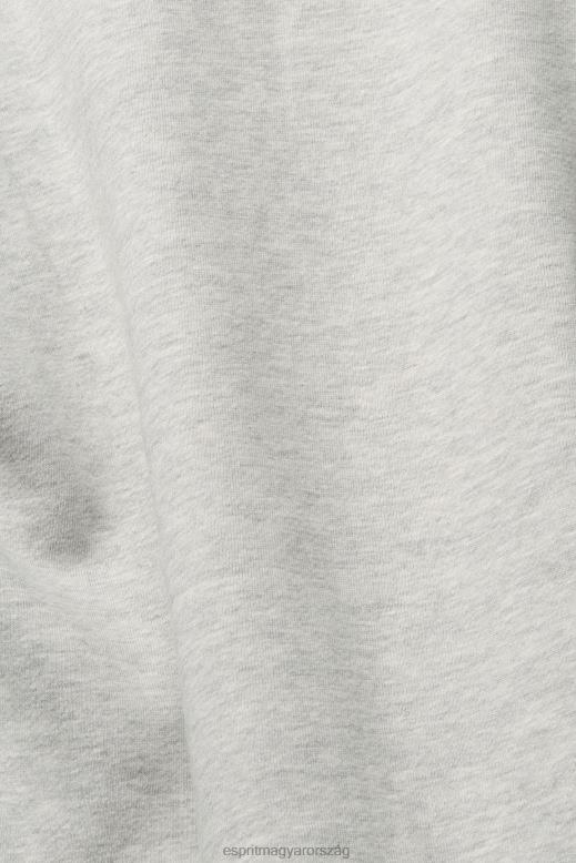 Esprit alkalmi szlogen pulóver nők világos szürke pulóverek és pulóverek F8HN8540