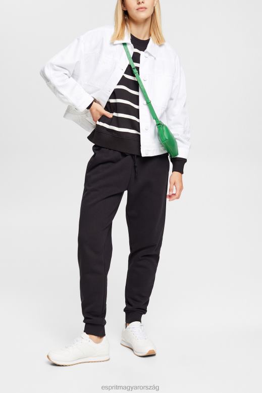 Esprit csíkos pulóver nők fekete pulóverek és pulóverek F8HN8521