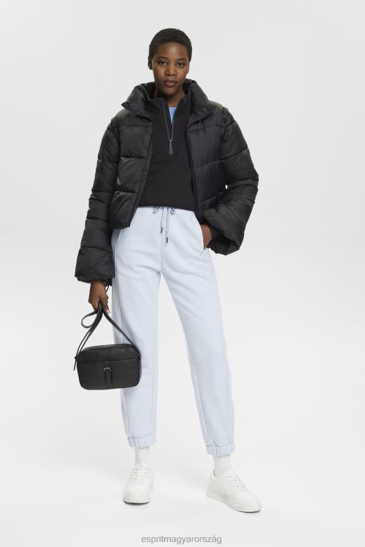 Esprit félcipzáras pulóver nők fekete pulóverek és pulóverek F8HN8158