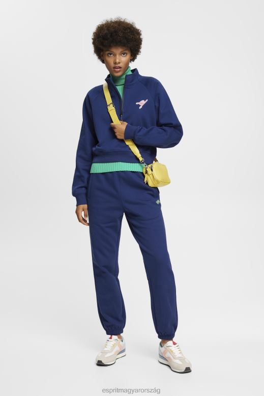 Esprit félcipzáras pulóver nők tinta pulóverek és pulóverek F8HN8162