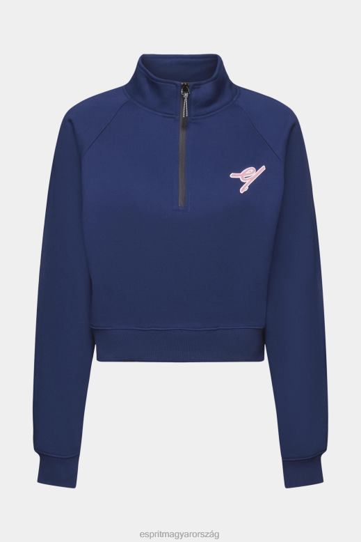 Esprit félcipzáras pulóver nők tinta pulóverek és pulóverek F8HN8162
