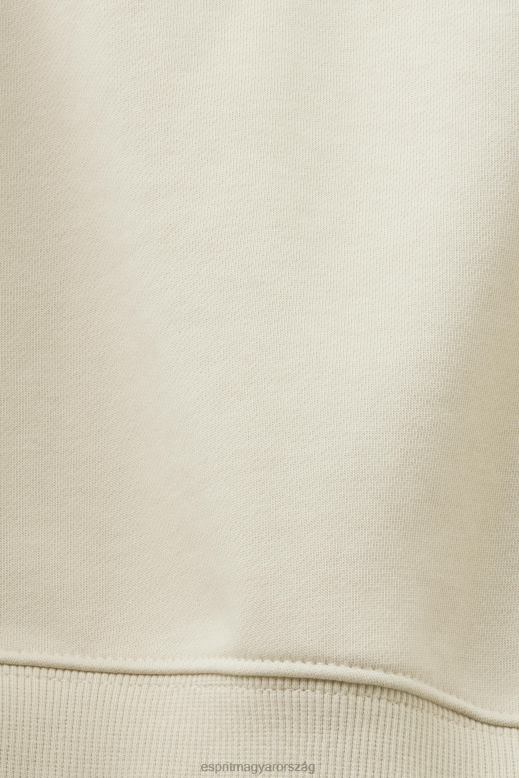 Esprit félcipzáras pulóver nők világos szürkés pulóverek és pulóverek F8HN8160