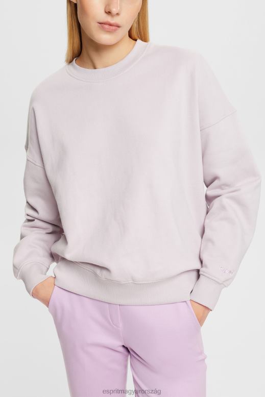 Esprit laza szabású pulóver nők levendula pulóverek és pulóverek F8HN8525