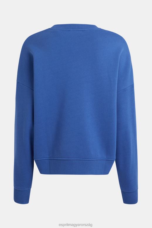 Esprit logóval nyomtatott pulóver nők kék pulóverek és pulóverek F8HN8464