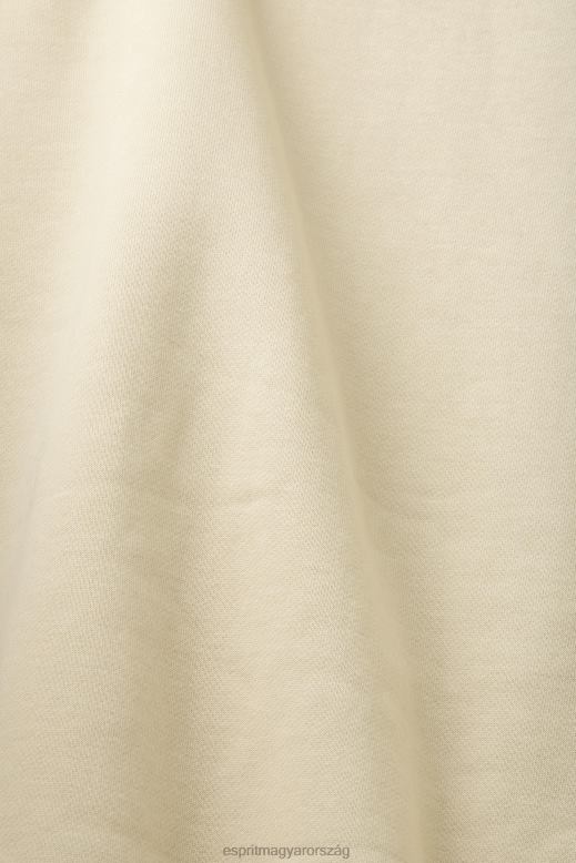 Esprit logóval nyomtatott pulcsi nők bézs pulóverek és pulóverek F8HN8169
