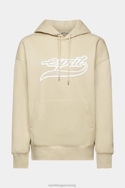 Esprit logóval nyomtatott pulcsi nők bézs pulóverek és pulóverek F8HN8169