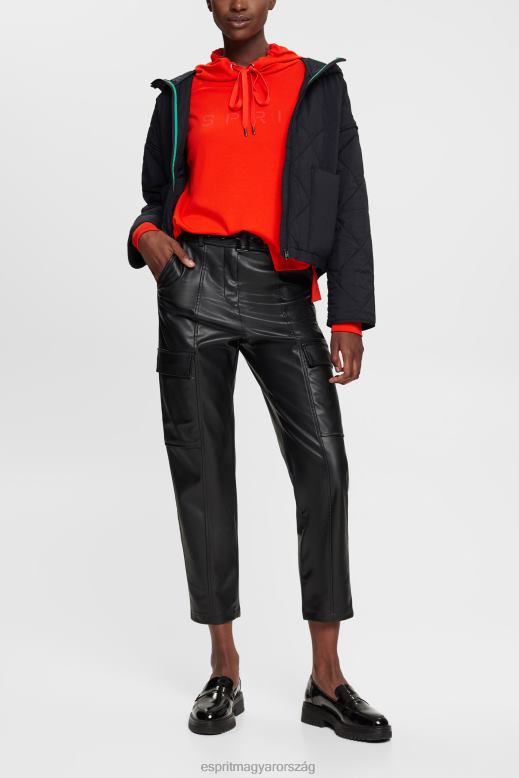 Esprit logóval nyomtatott pulcsi nők piros pulóverek és pulóverek F8HN8559