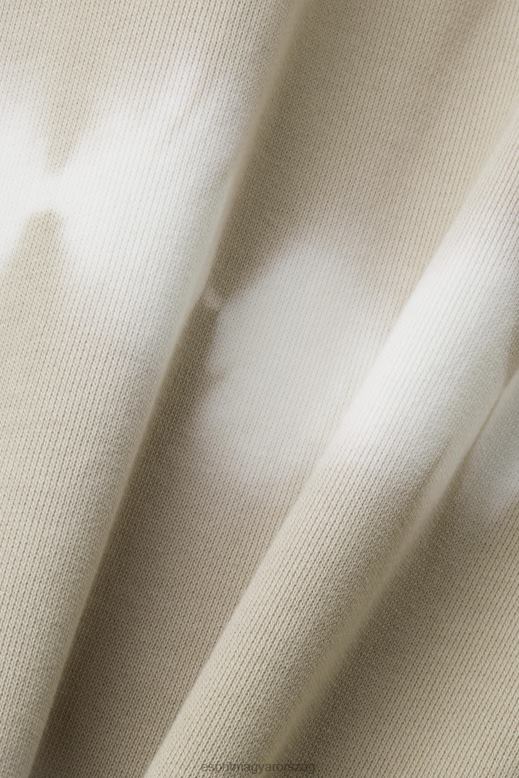 Esprit nyakkendőfestő pulcsi nők poros zöld pulóverek és pulóverek F8HN8296