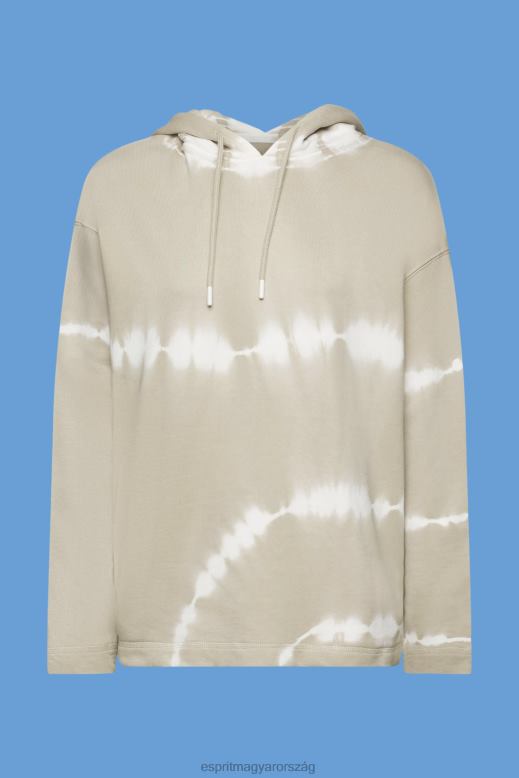 Esprit nyakkendőfestő pulcsi nők poros zöld pulóverek és pulóverek F8HN8296