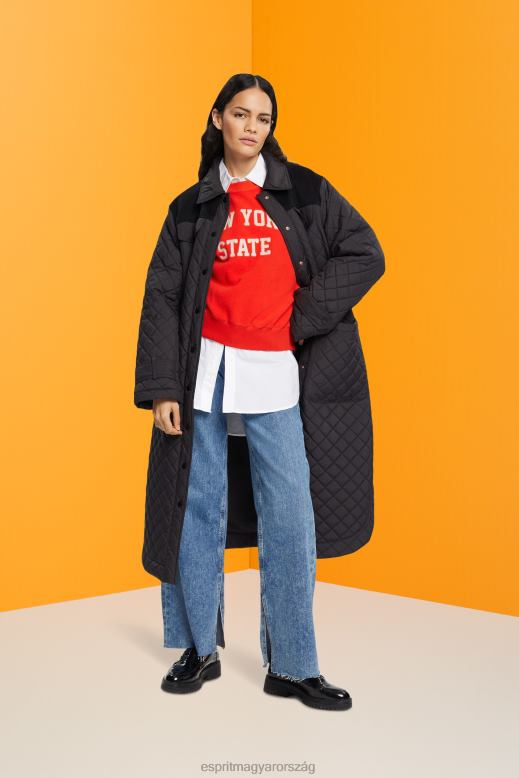 Esprit teddy borg pulóver egyetemi pulóver nők piros pulóverek és pulóverek F8HN8323