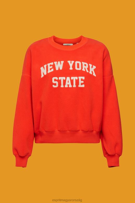 Esprit teddy borg pulóver egyetemi pulóver nők piros pulóverek és pulóverek F8HN8323