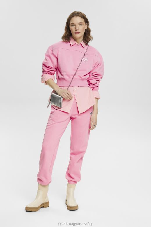 Esprit vágott pulóver nők rózsaszín pulóverek és pulóverek F8HN8157