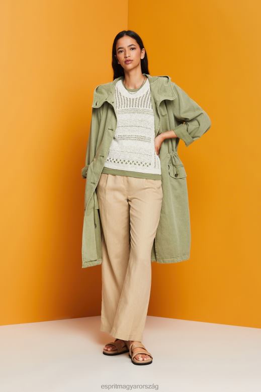 Esprit Mouline ujjatlan pulóver, pamut keverék nők jég pulóverek F8HN8107