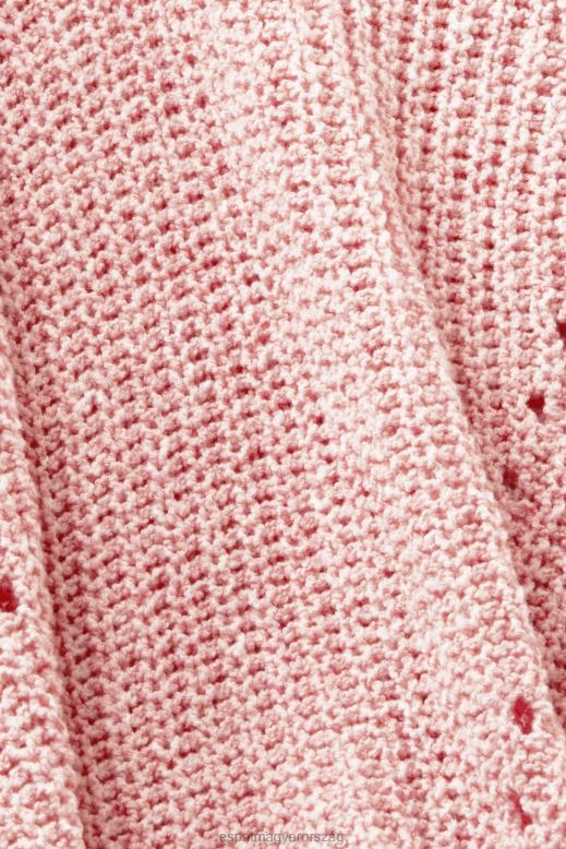 Esprit kábel kötött jumper nők rózsaszín pulóverek F8HN8273